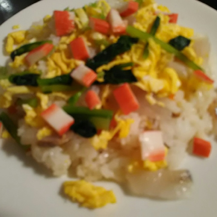 鯛の刺身で ちらし寿司 レシピ 作り方 By ブ 子 楽天レシピ 鯛の刺身で ちらし寿司 レシピ 作り方 By ブ 子 楽天レシピ